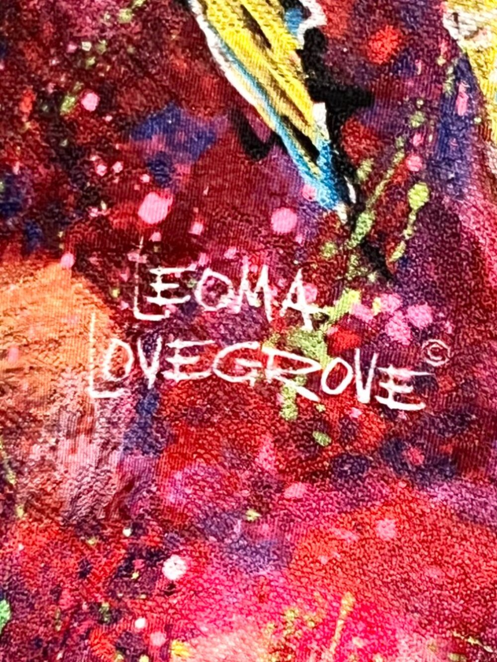 Leoma Lovegrove Tropical Fish Coverup Dress L Resort Beach AOP Vacation Island - Picture 4 of 7